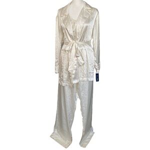Oscar De La Renta 3pc Sleepwear Pajama Set